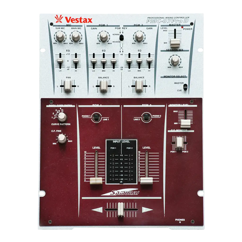 VESTAX PMC-07 PRO D Samurai - Rental - kick.be